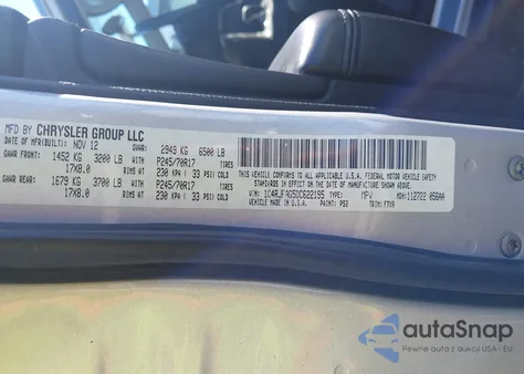 2013 Jeep Grand Cherokee Laredo from USA, damaged, VIN 1C4RJFAG5DC622195